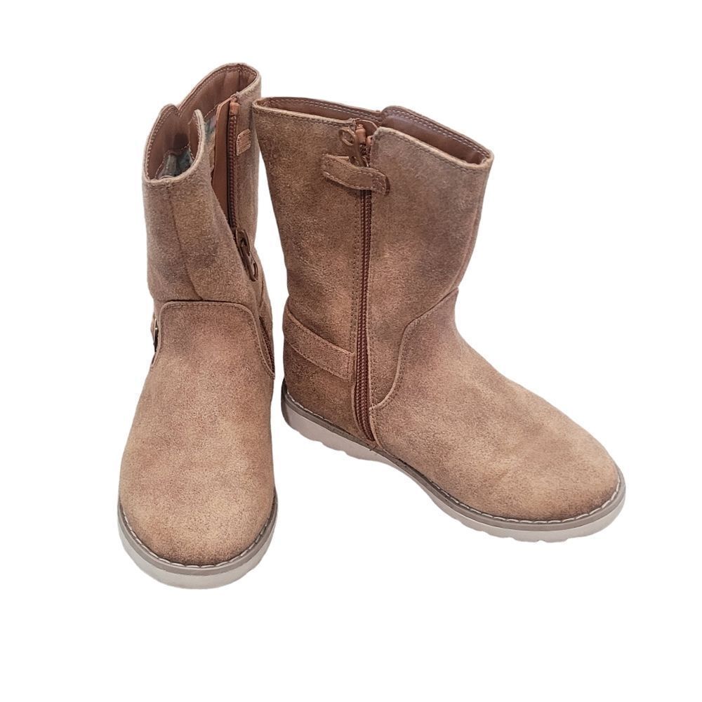 Tan kids boots